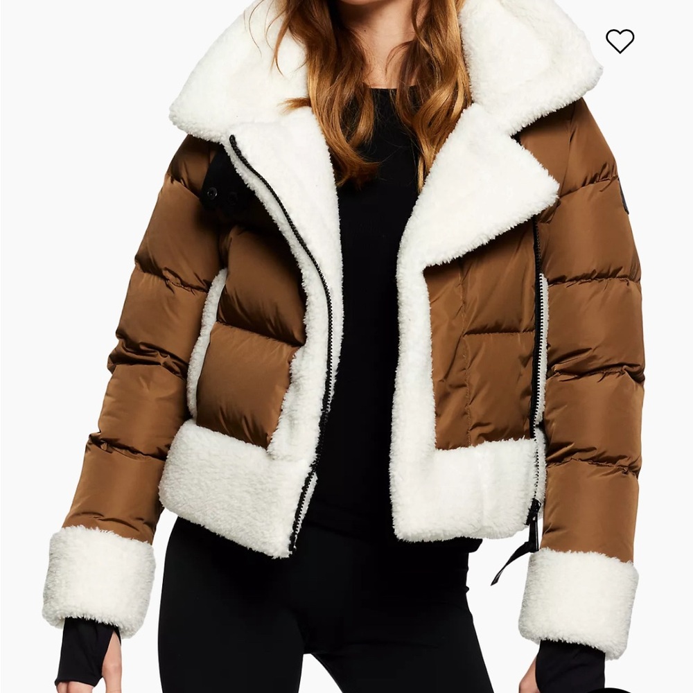 SAM. Bennett Sherpa Down Puffer Jacket NWT, size XS
